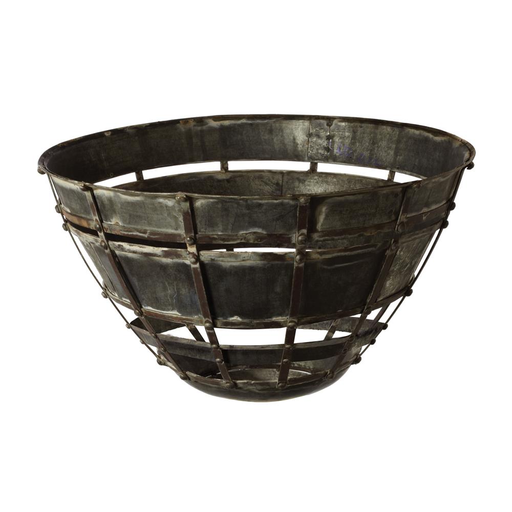 ELK Home 135005 Colossal Fortress Dish in Distressed Silver